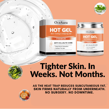 OceAura™ Hot Body Slimming Cream — Heat Trap Method™ Burn Stubborn Belly Fat, Tighten Skin & Maximize  Every Workout | 100g | For Men & Women