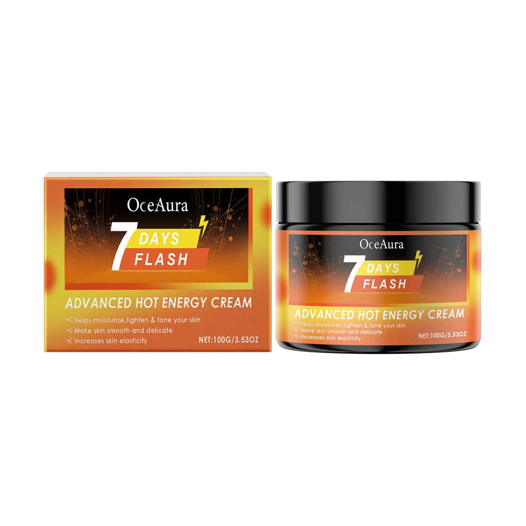OceAura™ Hot Body Slimming Cream — Heat Trap Method™ Burn Stubborn Belly Fat, Tighten Skin & Maximize  Every Workout | 100g | For Men & Women