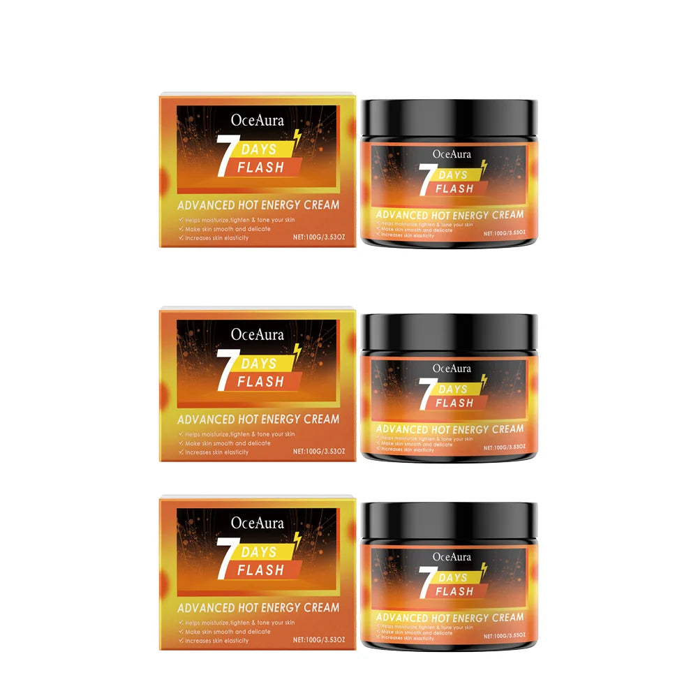 OceAura™ Hot Body Slimming Cream — Heat Trap Method™ Burn Stubborn Belly Fat, Tighten Skin & Maximize  Every Workout | 100g | For Men & Women